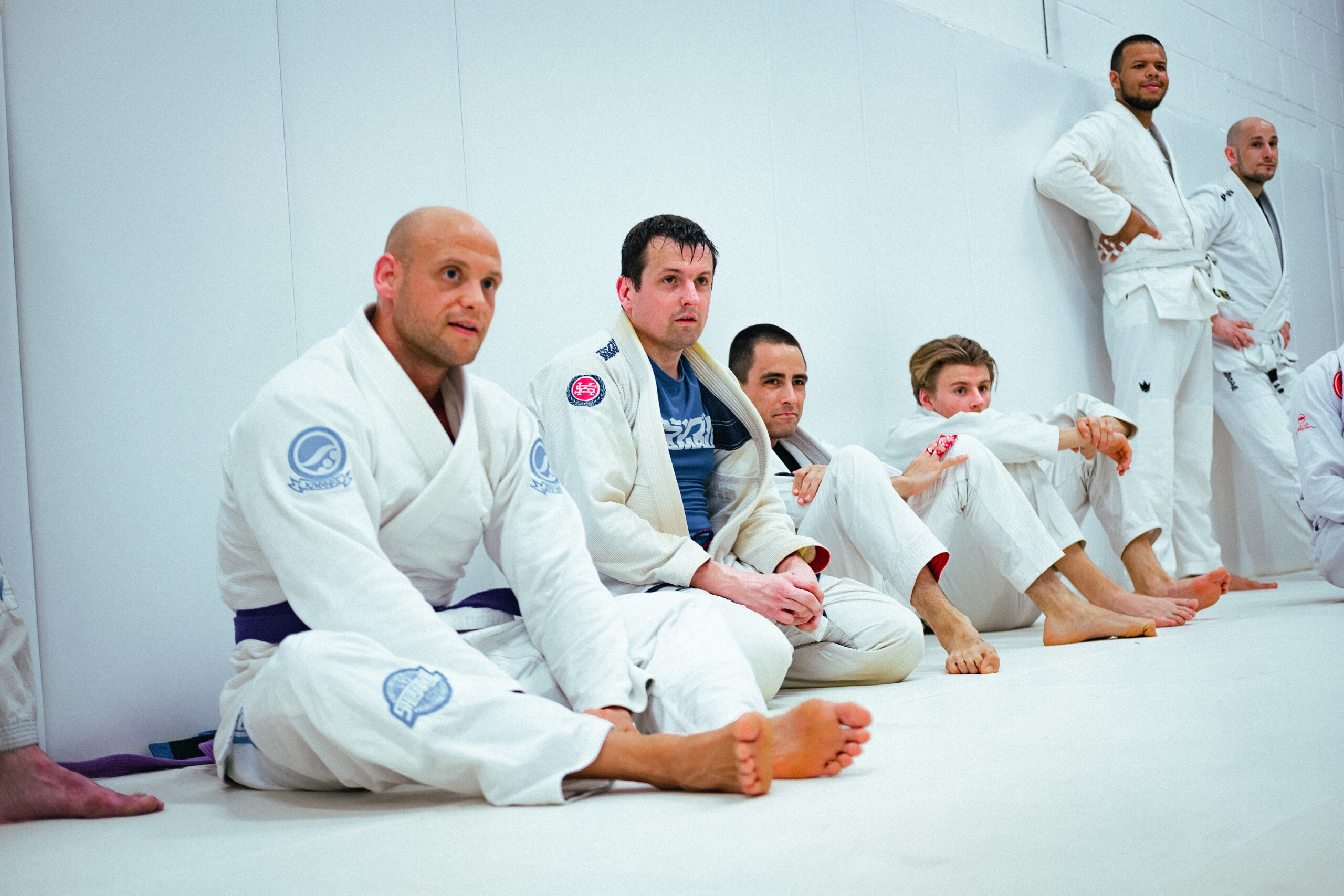 Learning during Anna Rodrigues seminar at Escapology BJJ in Cambridge