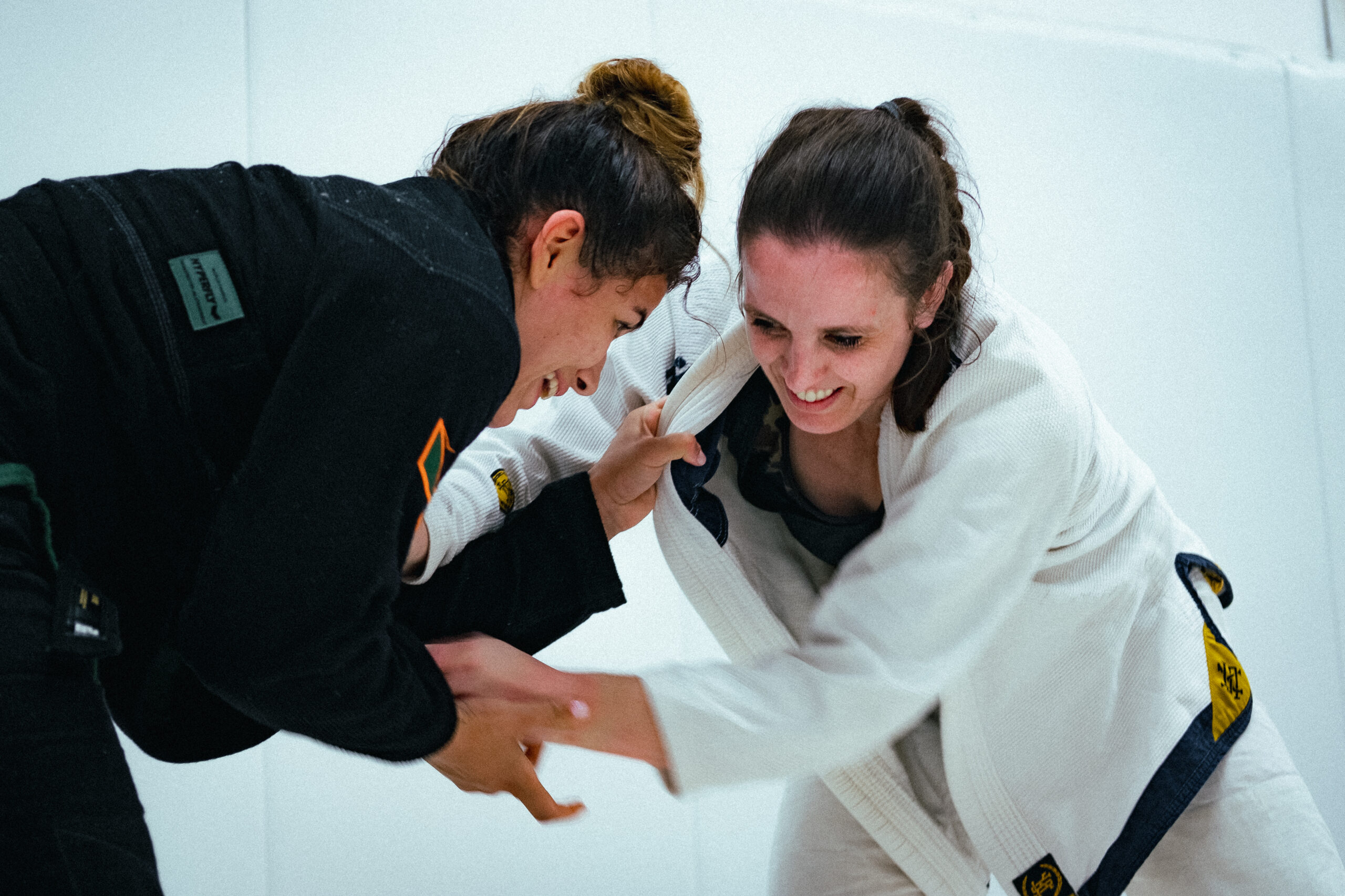Chelsea and Anna Rodrigues at Escapology BJJ in Cambridge
